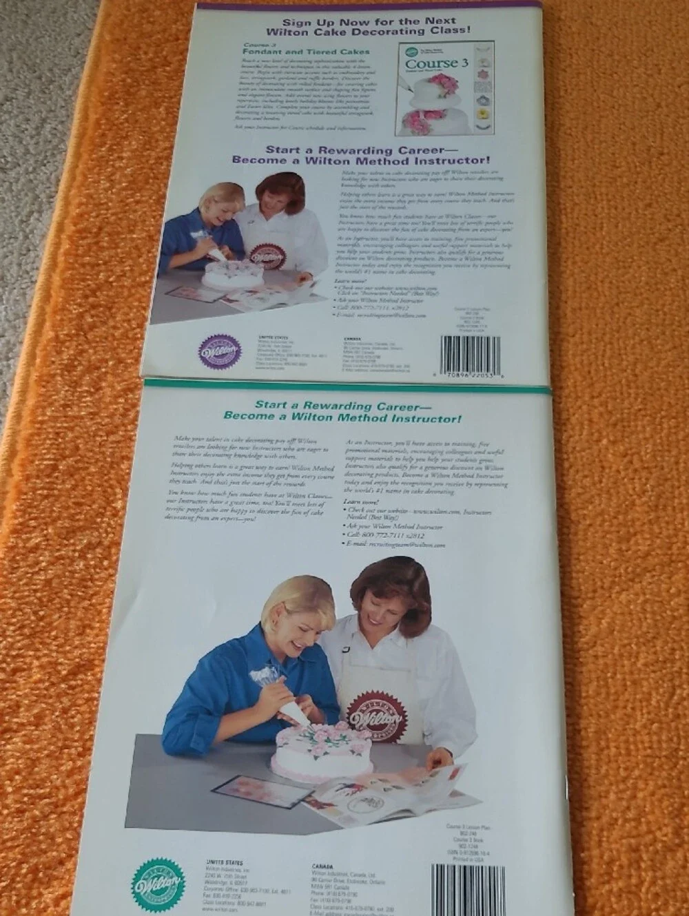 Wilton Yearbook Cake Decorating Collection -6 Books